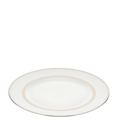 Shop Wedgwood Lace Platinum Plate (27cm) In White