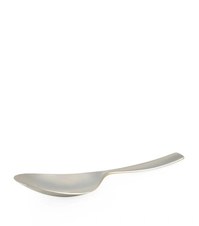 Shop Alessi Dressed 24 Karat Gold-plated Serving Spoon In Multi