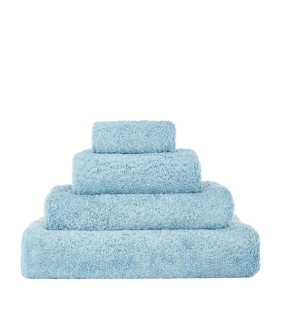 Shop Abyss & Habidecor Super Pile Bath Towel 70cm X 140cm In Blue