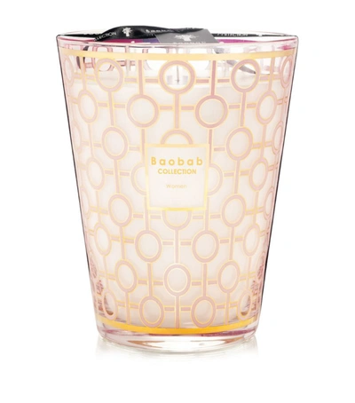 Shop Baobab Collection Women Candle (24cm) In Pink