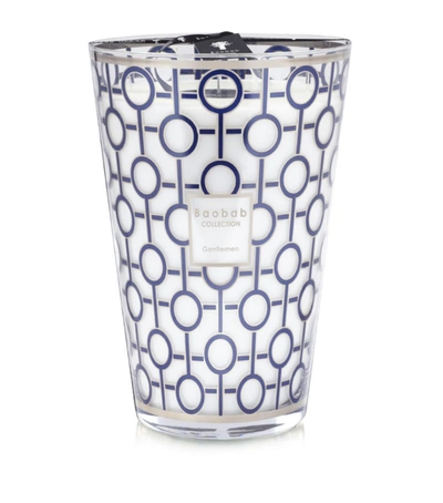 Shop Baobab Collection Gentlemen Maxi Candle In Blue