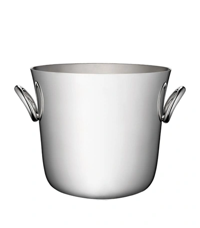Shop Christofle Vertigo Ice Bucket In Silver