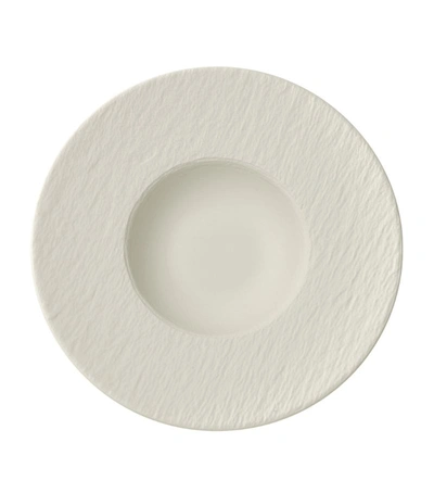 Shop Villeroy & Boch Manufacture Rock Blanc Pasta Plate (29cm) In White