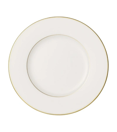 Shop Villeroy & Boch Anmut Gold Salad Plate (22cm) In White
