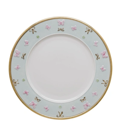 Shop Villari Blooming Butterfly Plate (32cm) In Blue