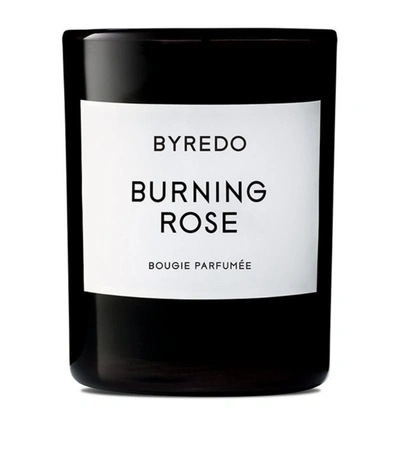 Shop Byredo Burning Rose Candle (70g) In Multi