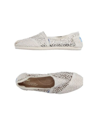 Toms Ballet Flats In Ivory