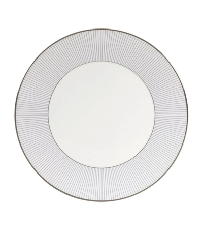 Shop Wedgwood Pin Stripe Plate (27cm) In White