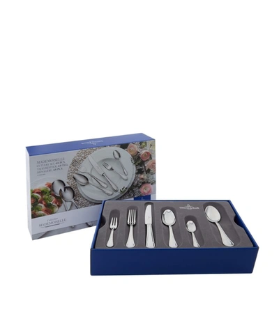 Shop Villeroy & Boch Mademoiselle 68-piece Cutlery Set In Silver