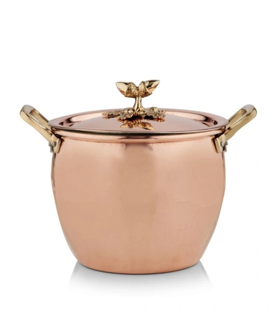 Shop Ruffoni Historia Stockpot With Lid (20cm) In Gold