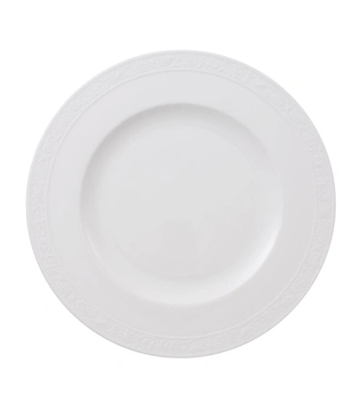 Shop Villeroy & Boch White Pearl Dinner Plate (27cm) In Multi