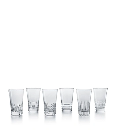 Shop Baccarat Set Of 6 Everyday Grande Highball Glasses In Multi