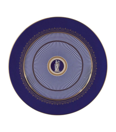Shop Wedgwood Prestige Anthemion Dinner Plate In Blue