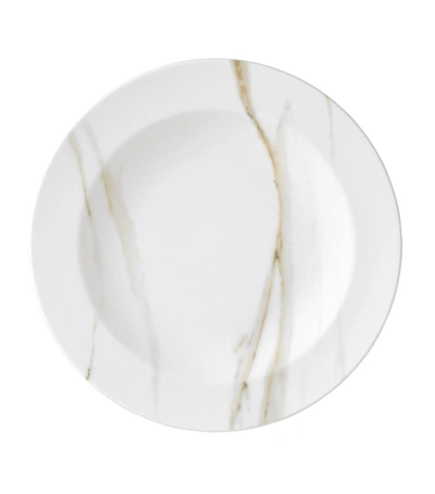 Shop Wedgwood Vera Wang Venato Imperial Rimmed Soup Plate (25cm) In White