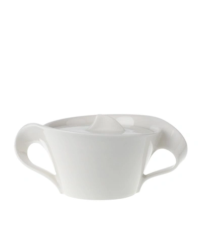 Shop Villeroy & Boch Newwave Sugar/jam Pot (260ml) In White
