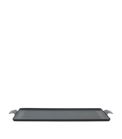 Shop Kaymet Pressed Rubber Grip Tray (42cm) In Black
