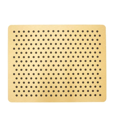 Shop Kaymet Rubber Grip Placemat In Gold