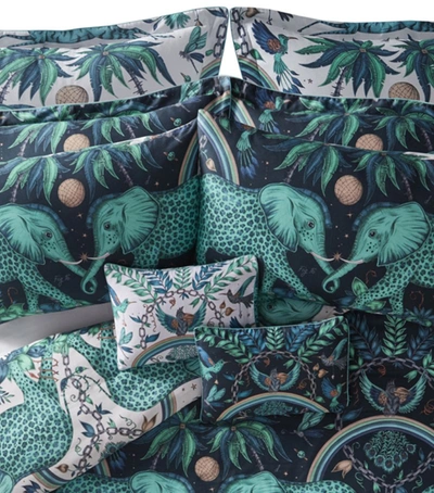 Shop Emma J Shipley Zambezi Double Duvet Cover (200cm X 200cm) In Green