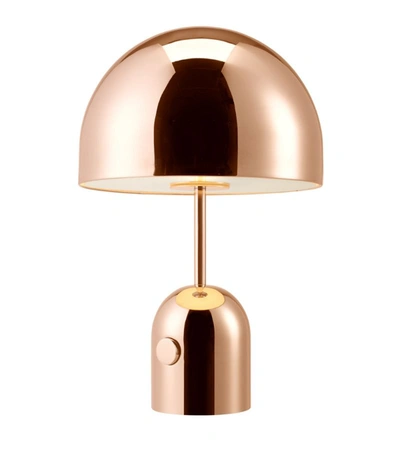 Shop Tom Dixon Bell Table Lamp In Metallic