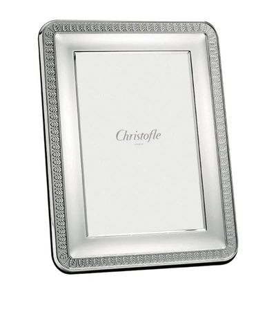 Shop Christofle Malmaison Silver Plated Photo Frame (8" X 10")