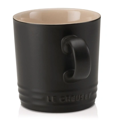 Shop Le Creuset Stoneware Mug In Black