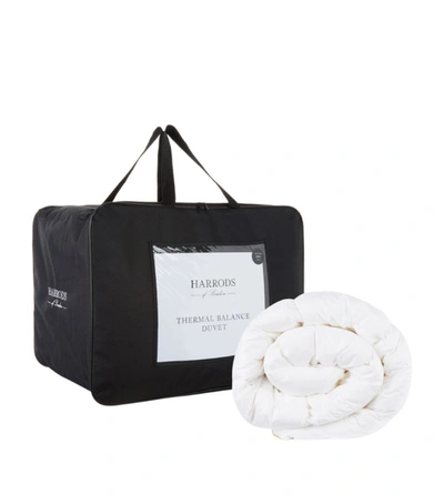 Shop Harrods Of London Single Thermal Balance Duvet (all Year Round) In White