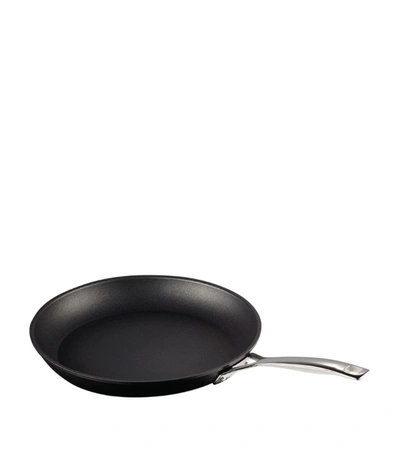 Shop Le Creuset Toughened Non-stick Shallow Frying Pan (31cm) In Black