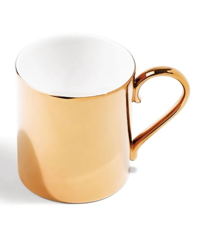 Shop Richard Brendon Reflect Mug In Gold