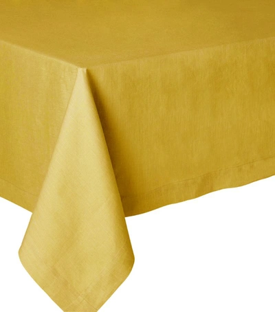 Shop Alexandre Turpault Florence Tablecloth (170cm X 250cm) In Yellow