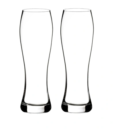 Shop Waterford Set Of 2 Elegance Pilsner Glasses In Clear