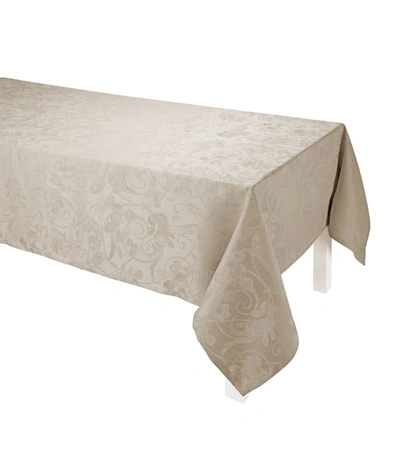 Shop Le Jacquard Français Tivoli Tablecloth (175cm X 320cm) In Ivory