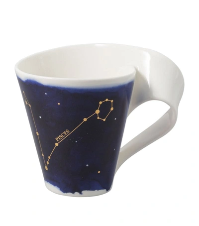 Shop Villeroy & Boch Newwave Stars Pisces Mug In Blue