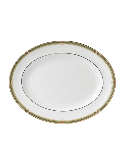 Shop Wedgwood Oberon Oval Platter (35cm) In Multi