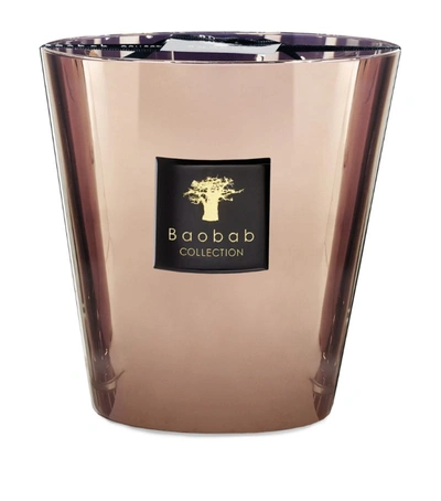 Shop Baobab Collection Les Exclusives Cyprium Candle (16cm) In Metallic