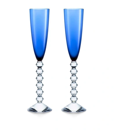 Shop Baccarat Set Of 2 Vega Flutes (180ml) In Multi