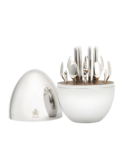 Shop Christofle Mood Party Cutlery Case In Metallic