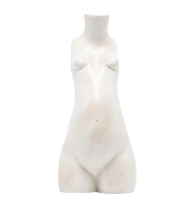 Shop Anissa Kermiche Tall Female Figure Candlestick In White