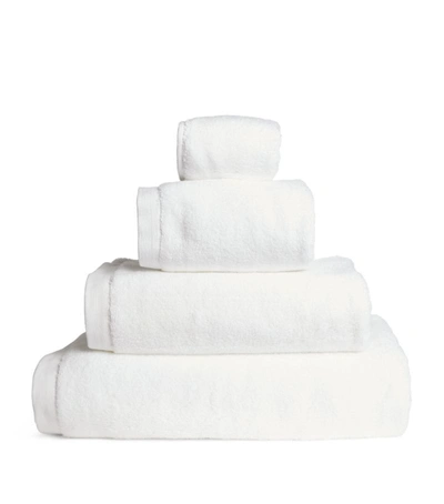 Shop Hamam Olympia Hand Towel (50cm X 100cm) In White
