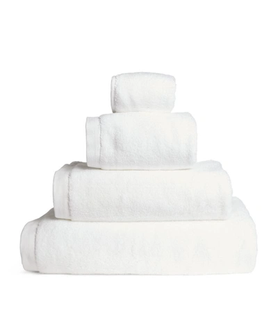 Shop Hamam Olympia Bath Sheet (100cm X 180cm) In White