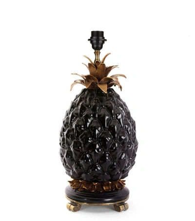 Shop House Of Hackney Ceramic Ananas Pineapple Lamp Base In Black