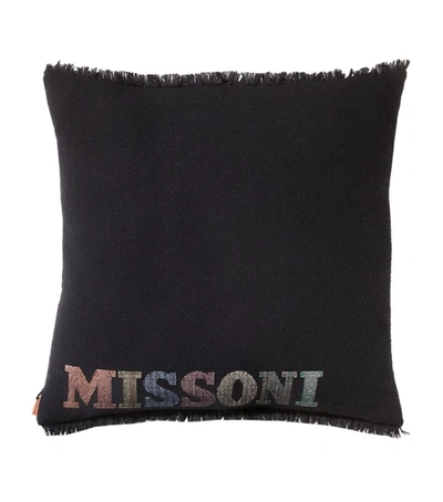 Shop Missoni Angus Cushion (50cm X 50cm) In Black