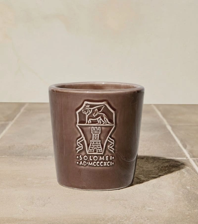 Shop Brunello Cucinelli Ebano Candle (8.5cm) In Brown