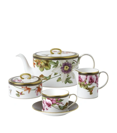 Shop Wedgwood 15-piece Hummingbird Tea Set In Multi