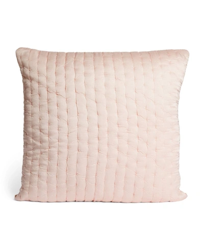 Shop Harrods Of London Luxe Cushion (45cm X 45cm) In Pink