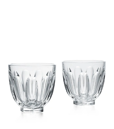 Shop Baccarat Set Of 2 Faunacrystopolis Harcourt Glasses (250ml) In Clear