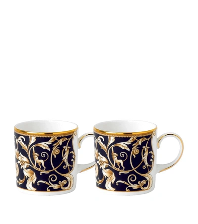 Shop Wedgwood Cornucopia Mugs (set Of 2) In Blue