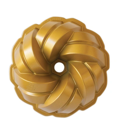 Shop Nordicware 75th Anniversary Braided Bundt Pan (27cm) In Gold