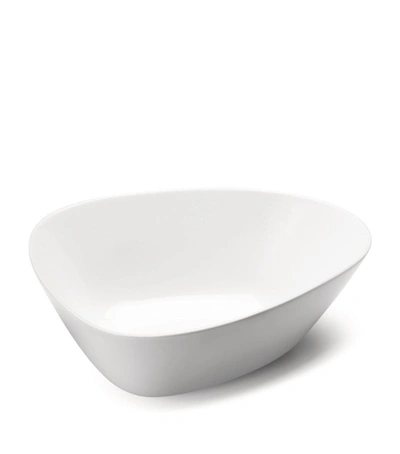 Shop Georg Jensen Porcelain Sky Serving Bowl (22.5cm) In White