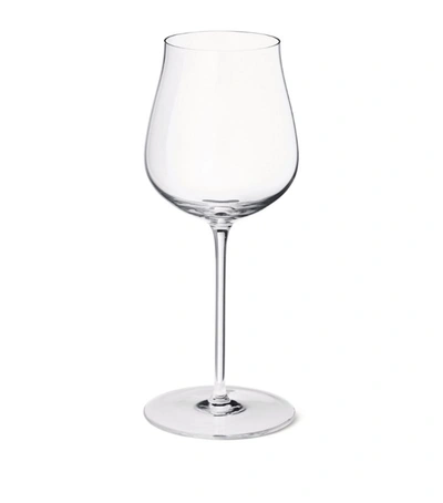 Shop Georg Jensen Set Of 6 Sky Crystal White Wine Glasses (350ml) In Clear