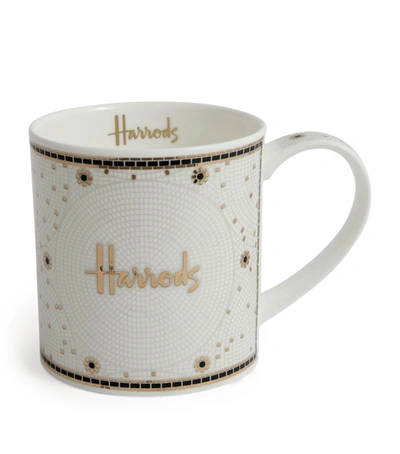 Shop Harrods Gold Leaf Mosaic Mug In Multi